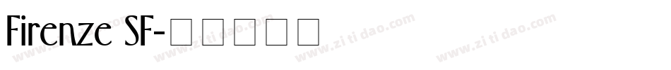Firenze SF字体转换